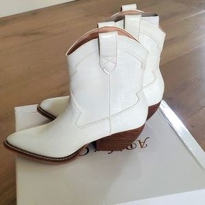 🆕A Rider Girl Dolce Croco Cream Boots‎